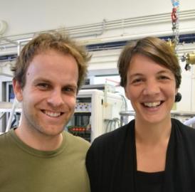 This is Professor Michelle Simmons and Holger Büch in the Australian Centre of Excellence for Quantum Computation and Communication Technology at the University of New South Wales.