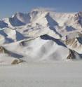 The Transantarctic Mountains where the boulder was found. The Transantarctic Mountains where the boulder was found.