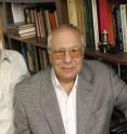 Alexander Kaplan, professor of electrical and computer engineering, right, and Sergei Volkov, left, a postdoctoral fellow in Kaplan’s lab at The Johns Hopkins University.