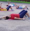 Residents in Recife, Brazil, exercise in the Academia de Cidade program.