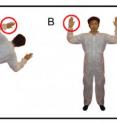 This photo shows example stimuli from the perspective-taking task. Panel A. Back-facing condition; no perspective transformation is required. Panel B. Front-facing condition; requires imagined self-other transformation. This photo shows example stimuli from the perspective-taking task. Panel A. Back-facing condition; no perspective transformation is required. Panel B. Front-facing condition; requires imagined self-other transformation.