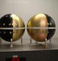 ANDE-2 consists of two spherical microsatellites, Pollux and Castor, that are both 19" in diameter but have different masses. ANDE-2 is a low-cost mission designed to study the atmosphere of the Earth from low-Earth orbit by monitoring total atmospheric density between 300 and 400 km altitude. ANDE-2 consists of two spherical microsatellites, Pollux and Castor, that are both 19" in diameter but have different masses. ANDE-2 is a low-cost mission designed to study the atmosphere of the Earth from low-Earth orbit by monitoring total atmospheric density between 300 and 400 km altitude.