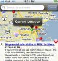 Outbreaks Near Me pinpoints a user’s location and maps local outbreak reports.