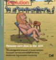 This is a cartoon version of relaxed selection, as featured in the September 2009 issue of the journal TREE (Lahti, D. C., N. A. Johnson, et al. [2009]).