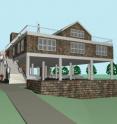 This shows a conceptual design for the Cannon Beach City Hall, a Tsunami Evacuation Building (Ecola Architects, 2008). This shows a conceptual design for the Cannon Beach City Hall, a Tsunami Evacuation Building (Ecola Architects, 2008).