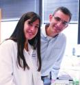 Researchers, including Drs. Pier Paolo Scaglioni (right) and Georgia Konstantinidou, have eliminated non-small cell lung cancer in mice by using an investigative drug in combination with low-dose radiation.
