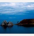 Shaman Rock on Russia's Lake Baikal stands guard over the world's largest freshwater lake. Shaman Rock on Russia's Lake Baikal stands guard over the world's largest freshwater lake.