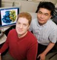 Physics professor Taekjip Ha and postdoctoral fellow Peter Cornish report that they are the first to observe the dynamic, ratchet-like movements of single ribosomal molecules in the act of building proteins from genetic blueprints.