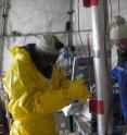 Ice core drilling NorthGRIP Greenland