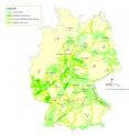 Corridors for the European wildcat.
Plans for a nationwide net of migration corridors in Germany. Corridors for the European wildcat.
Plans for a nationwide net of migration corridors in Germany.