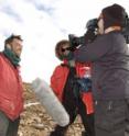 David Marchant is interviewed in the McMurdo Dry Valleys.