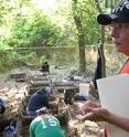 Ken Tankersley at Shawnee Lookout site. Ken Tankersley at Shawnee Lookout site.