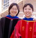 Elaine Chew (left) and Ching-Hua Chuan at the 2008 USC Viterbi School graduate commencement at which Chuan received her PhD. Elaine Chew (left) and Ching-Hua Chuan at the 2008 USC Viterbi School graduate commencement at which Chuan received her PhD.