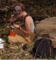 After catching creatures in the traps, Ohio State doctoral student Katherine Greenwald will take measurements of the animals caught to analyze the health of forest and riverbed ecosystems.