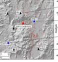 Earthquake in Reno, Nev., in April this year, as detected by traditional earthquake sensors (black) and by laptops participating in QCN (blue).