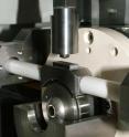 One of the testing machines in which the researchers examine liquid crystals as lubricants: With which lubricant does the machine consume the least amount of energy?