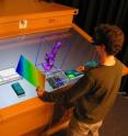 Using visualizations in a Virtual Reality-environment, Heus could visualize the behavior of clouds. Using visualizations in a Virtual Reality-environment, Heus could visualize the behavior of clouds.