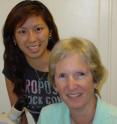 Sabrina Lin and Prue Talbot (seated) of UC Riverside worked on this study.