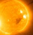 The X9-class solar flare of Dec. 5, 2006, observed by the Solar X-Ray Imager aboard NOAA's GOES-13 satellite.