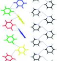 This is a diagram of the crystal structure of deuterated pyridine.