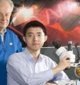 Researchers (left) Federico Cappaso and (right) Nanfang Yu are from Harvard University.