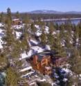 Snow scenics in Sierra Nevada near Donner Lake and Lake Tahoe.