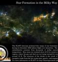 The BLAST telescope produced these images of Star formation toward the constellation Vela. The BLAST telescope produced these images of Star formation toward the constellation Vela.