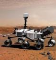 This is the Vehicle Mars Science Laboratory of the FISHNET with the meteorological station REMS.