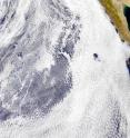 This image shows unique cloud patterns over the Pacific Ocean of the coast of Baja California, an area of great interest to Amy Clement and Robert Burgman of the University of Miami and Joel Norris of Scripps Oceanography, as they study the role of low-level clouds in climate change.