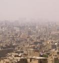 This photo shows smog in Cairo, Egypt, one of the world's megacities.