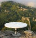 This is an antenna for receiving GPS signals in a geodesy network located in northern Italy.