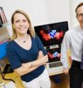 Chemistry professors Anne Baranger and Steven Zimmerman and their colleagues designed a small molecule that prevents an abnormal RNA from binding to a protein that normally splices other RNAs. Zimmerman is the chemistry department head. Chemistry professors Anne Baranger and Steven Zimmerman and their colleagues designed a small molecule that prevents an abnormal RNA from binding to a protein that normally splices other RNAs. Zimmerman is the chemistry department head.