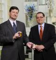 In a new study, Georgia Tech researchers Stuart Graham (left) and Matthew Higgins indicate that the development of new and innovative pharmaceuticals is being stifled by successful patent challenges that embolden generic competition.