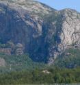 Scientist Laura Steger (University of Colorado) is sampling Sandvotni Lake in southwestern Norway.  This lake receives elevated inputs of atmospheric N deposition due to transport of polluted air masses from northern Europe.