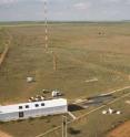 This is an aerial view of the Research Center of the Lower Atmosphere where measurements are made.