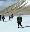 To better understand the role that black soot has on glaciers, researchers trekked high into the Himalayas to collect ice cores that contain a record of soot deposition that spans back to the 1950s.