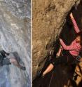There are two forms of climbing: the sport (left) and classical (right).