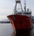 The Norwegian weather ship Polarfront is equipped with a battery of instruments to measure wind speed, humidity and carbon dioxide. The Norwegian weather ship Polarfront is equipped with a battery of instruments to measure wind speed, humidity and carbon dioxide.