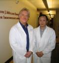 A new study by Rick Wetsel, Ph.D., left and Dachun Wang, M.D., of the University of Texas Health Science Center at Houston, explores the potential use of transplantable lung cells derived from human embryonic stem cells to treat respiratory disease.