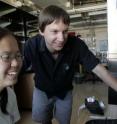 Michael Wehr, professor of psychology and neuroscience at the University of Oregon, with undergraduate student researcher Xiang Gao, a co-author. Michael Wehr, professor of psychology and neuroscience at the University of Oregon, with undergraduate student researcher Xiang Gao, a co-author.