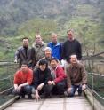 Joint UC Riverside, Caltech and Chinese Academy of Sciences field team. Front row, from left to right: J Huang, L. Feng, C. Li, Q. Zhang; the middle row: X. Chu; the back row, from left to right: H. Chang, G. Love, A. Sessions and T. Lyons. Joint UC Riverside, Caltech and Chinese Academy of Sciences field team. Front row, from left to right: J Huang, L. Feng, C. Li, Q. Zhang; the middle row: X. Chu; the back row, from left to right: H. Chang, G. Love, A. Sessions and T. Lyons.