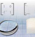 Knowing enough about the way light is scattered through materials would allow physicists to see through opaque substances, such as the sugar cube on the right. In addition, physicists could use information characterizing an opaque material to put it to work as a high quality optical component, comparable to the glass lens show on the left.