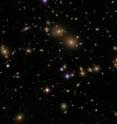This image shows some of the 70,000 luminous galaxies in the Sloan Digital Sky Survey analyzed in this paper.