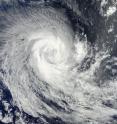 NASA's Terra satellite captured an image of Tropical Storm Imani on March 24 at 4:25 UTC, and it showed a storm with good symmetry, indicating that it is well-organized. The image even hinted of an eye forming in the storm's center.