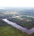 The religious complex of Angkor Wat was center of a civilization that depended for irrigation on a vast network of canals, embankments and reservoirs.