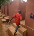 Pictured are sanitation facilities in Africa.