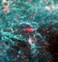 A low activity, star-formation region in the constellation Perseus, as seen with Planck. This image covers a region of 30x30 degrees. It is a three-colour combination constructed from three of Planck's nine frequency channels: 30, 353 and 857 GHz.