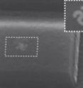 This STM image shows a gammadion gold light mill nanomotor embedded in a 300 nanometers thick square-shaped silica microdisk. The inset shows a magnified top view of the light mill. This STM image shows a gammadion gold light mill nanomotor embedded in a 300 nanometers thick square-shaped silica microdisk. The inset shows a magnified top view of the light mill.
