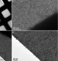 Electron microscopes show the preparation of BNSL membranes on the left, with higher magnification shown on the right.