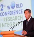 Singapore's Education Minister Dr. Ng Eng Hen delivered the opening speech at the 2nd World Conference on Research Integrity on July 22, 2010.